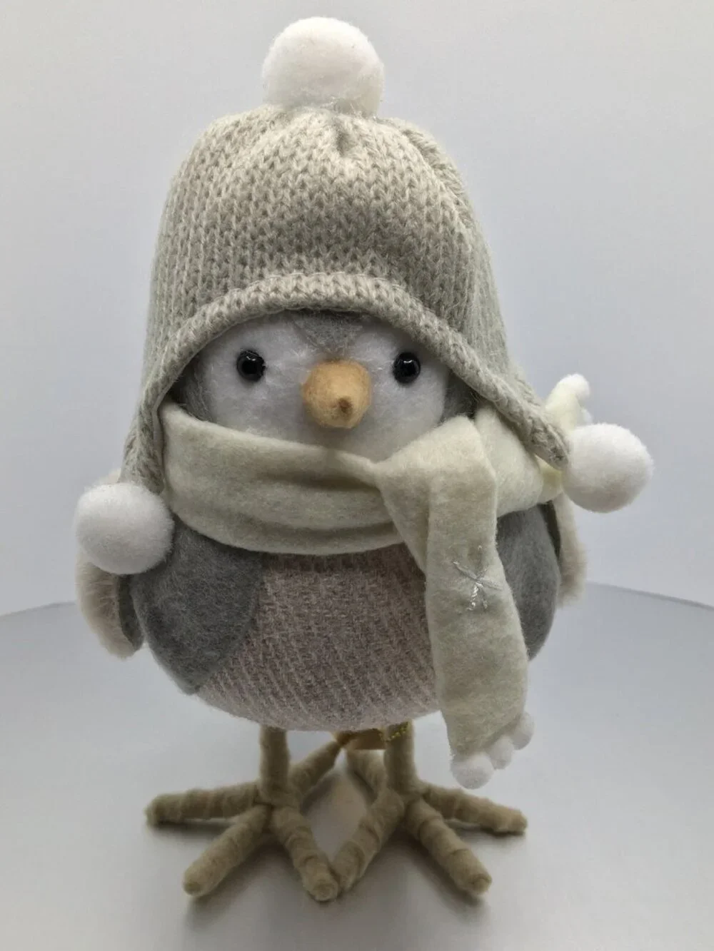 Target Christmas Wondershop Featherly Friends Fabric Winter Hat Bird “Loop” 2022